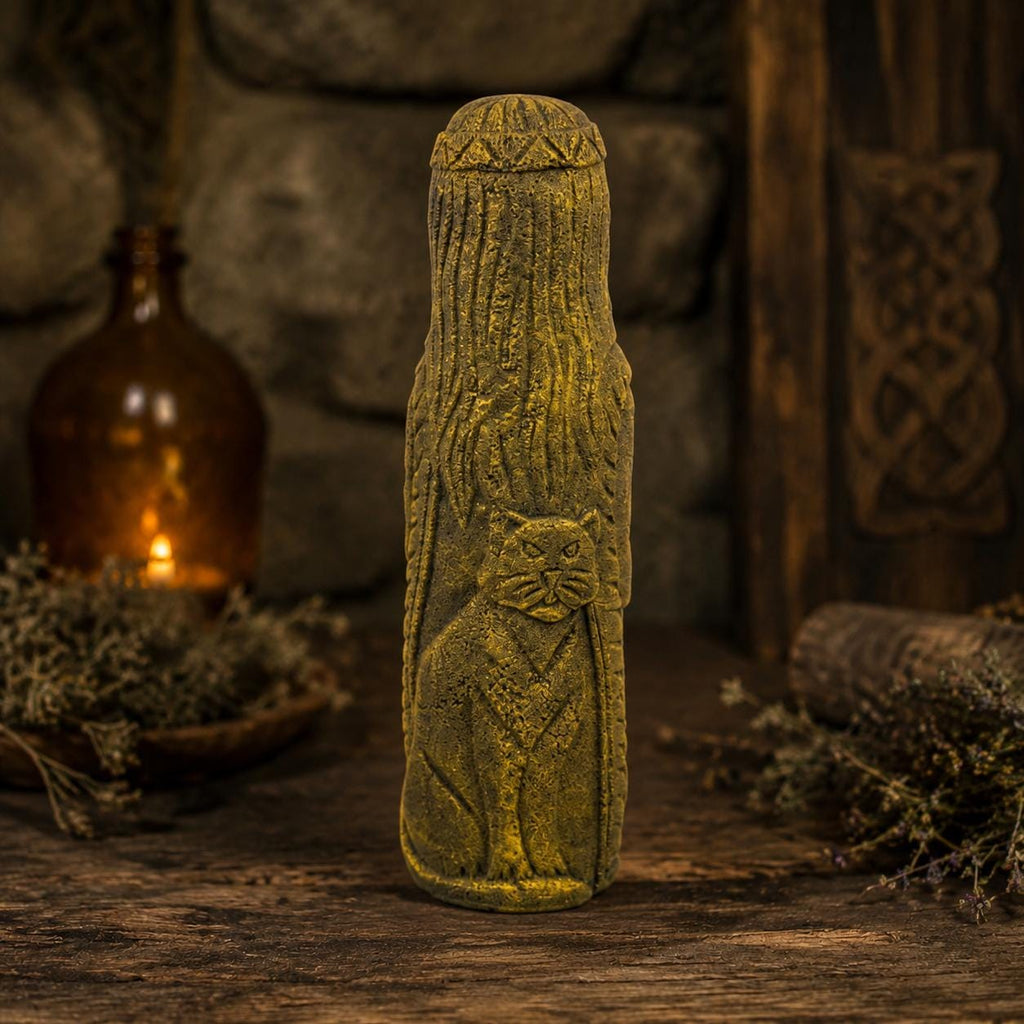 Freyja Volcanic Stone Statue