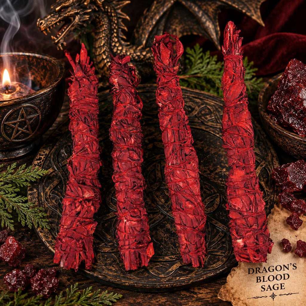 Dragon’s Blood White Sage Smudge Wand
