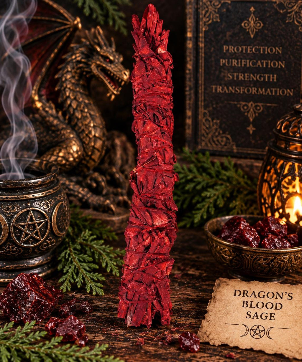 Dragon’s Blood White Sage Smudge Wand