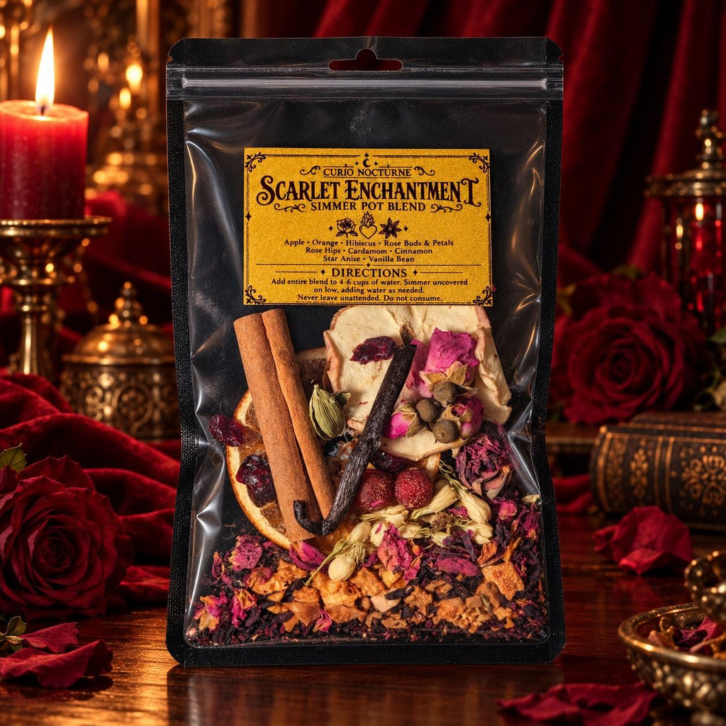 Scarlet Enchantment Simmer Pot Blend • Attraction, Passion and Confidence