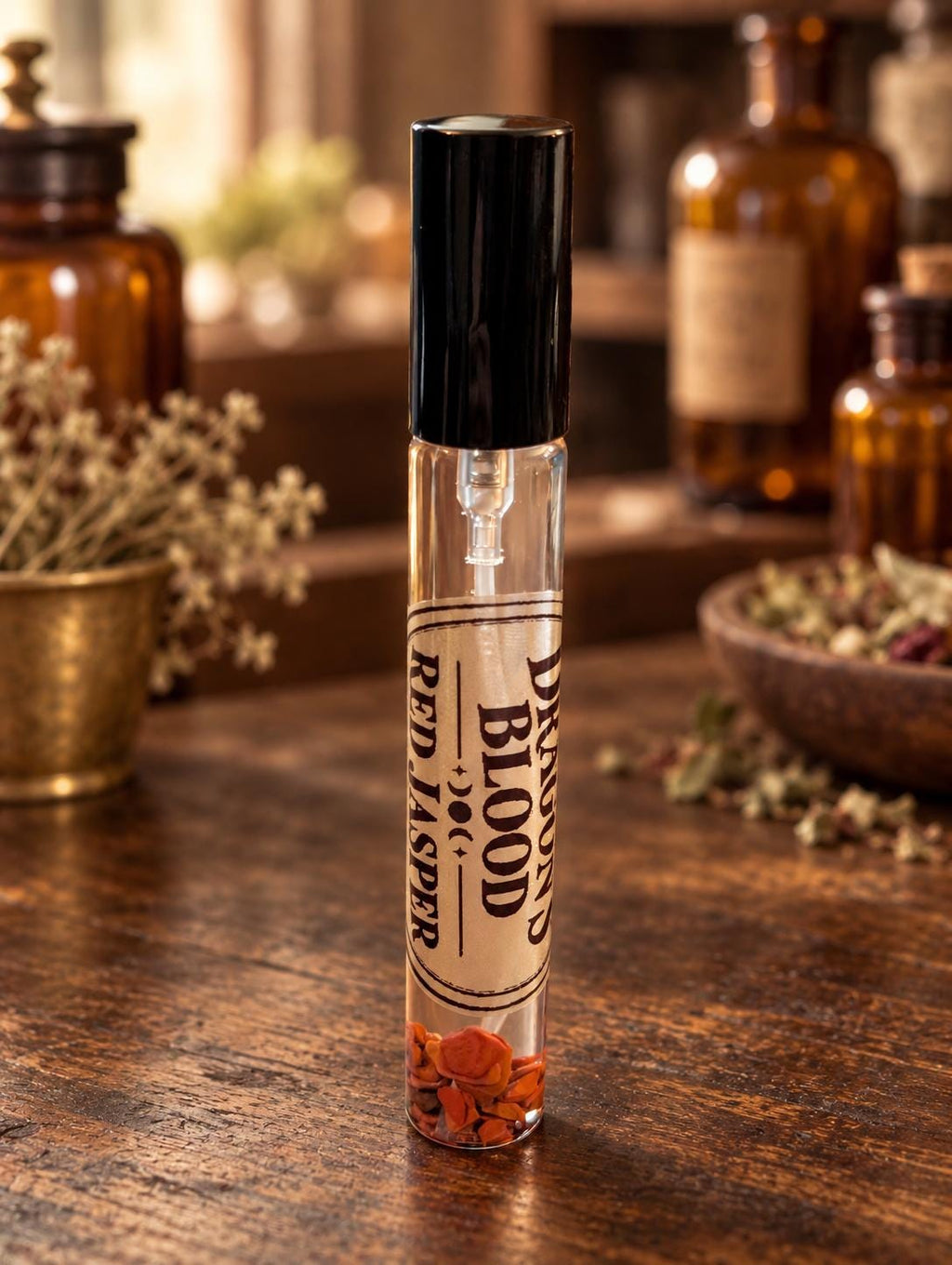 Dragons Blood Crystal Energy Spray • Red Jasper • Spiritual Protection • Strength • Grounding