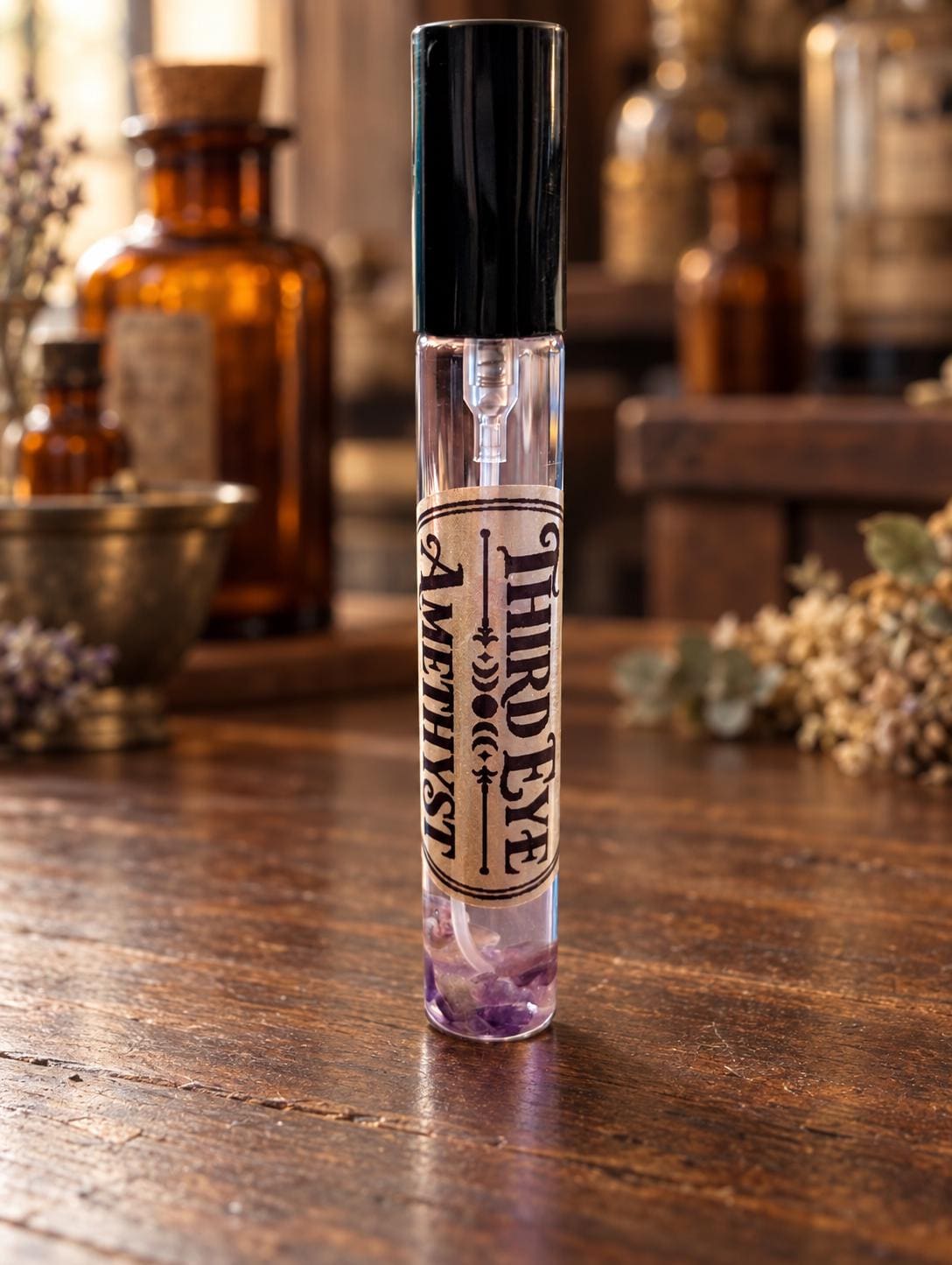 Third Eye • Amethyst • Crystal Energy Spray • Intuition • Insight • Psychic Awareness