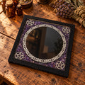 Scrying Mirror with Amethyst Chips