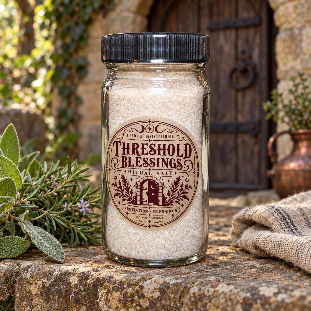 Threshold Blessing Ritual Salt • Home Blessing • Prosperity • Protection • Cinnamon & Sage