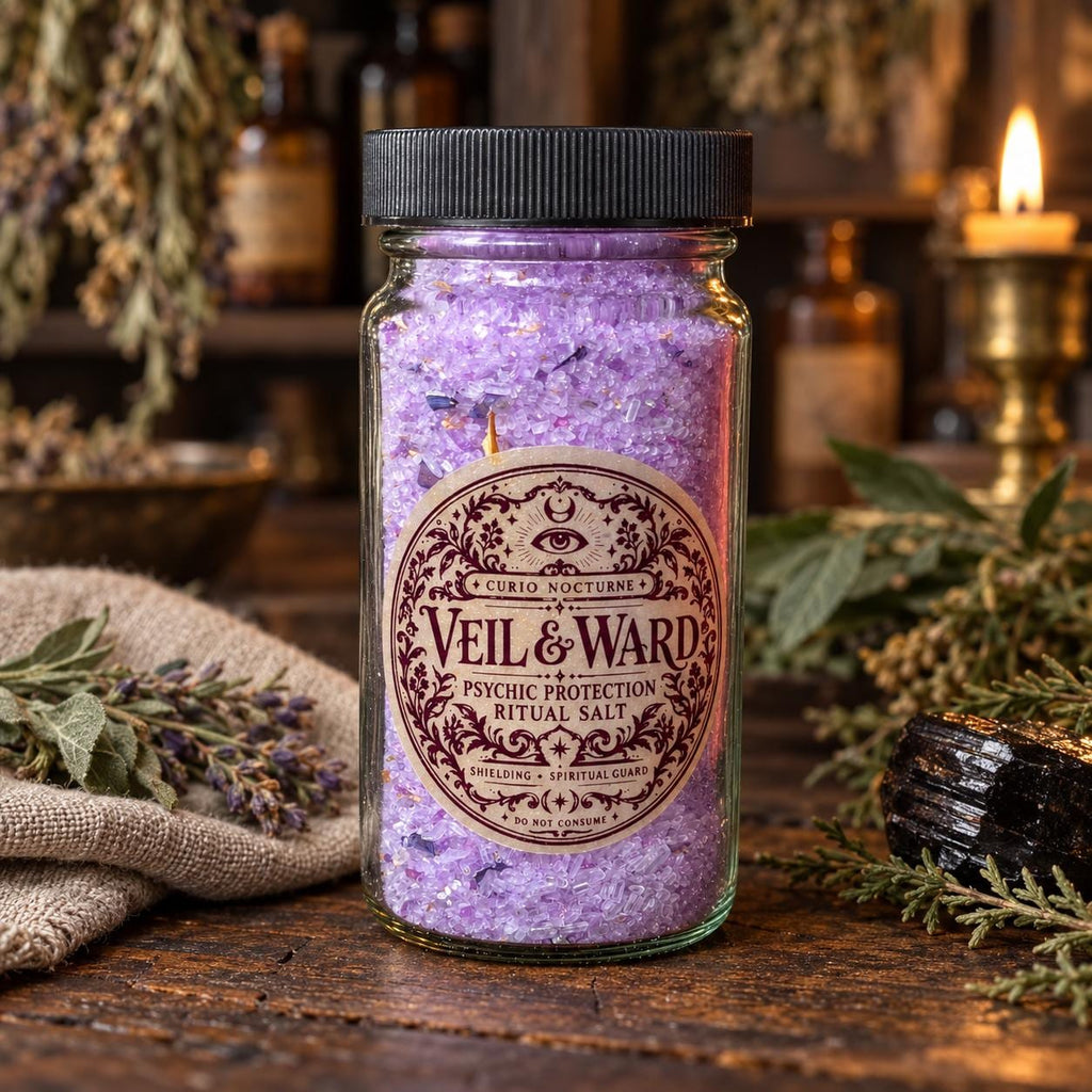 Veil & Ward Psychic Protection Ritual Salt • Spiritual Shielding and Warding