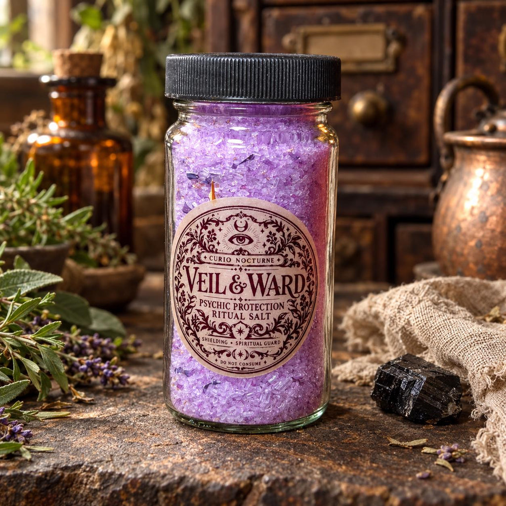 Veil & Ward Psychic Protection Ritual Salt • Spiritual Shielding and Warding