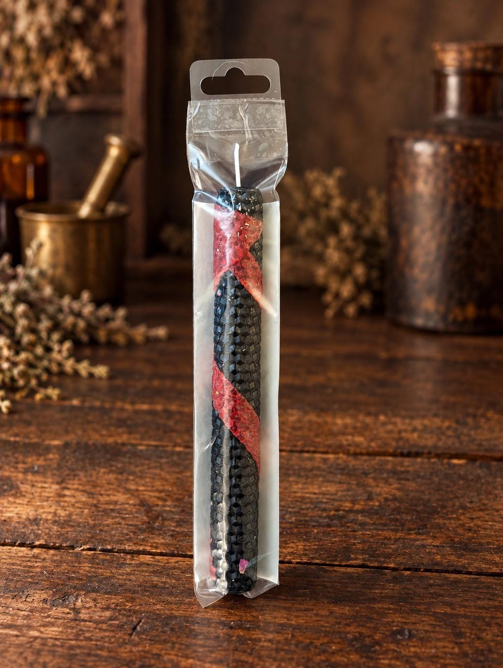 Return to Sender Ritual Candle • Karmic Protection, Herbs, Intention Oils, Beeswax