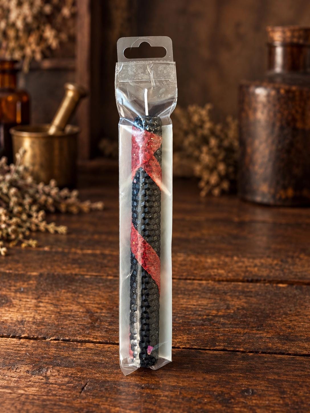 Return to Sender Ritual Candle • Karmic Protection, Herbs, Intention Oils, Beeswax