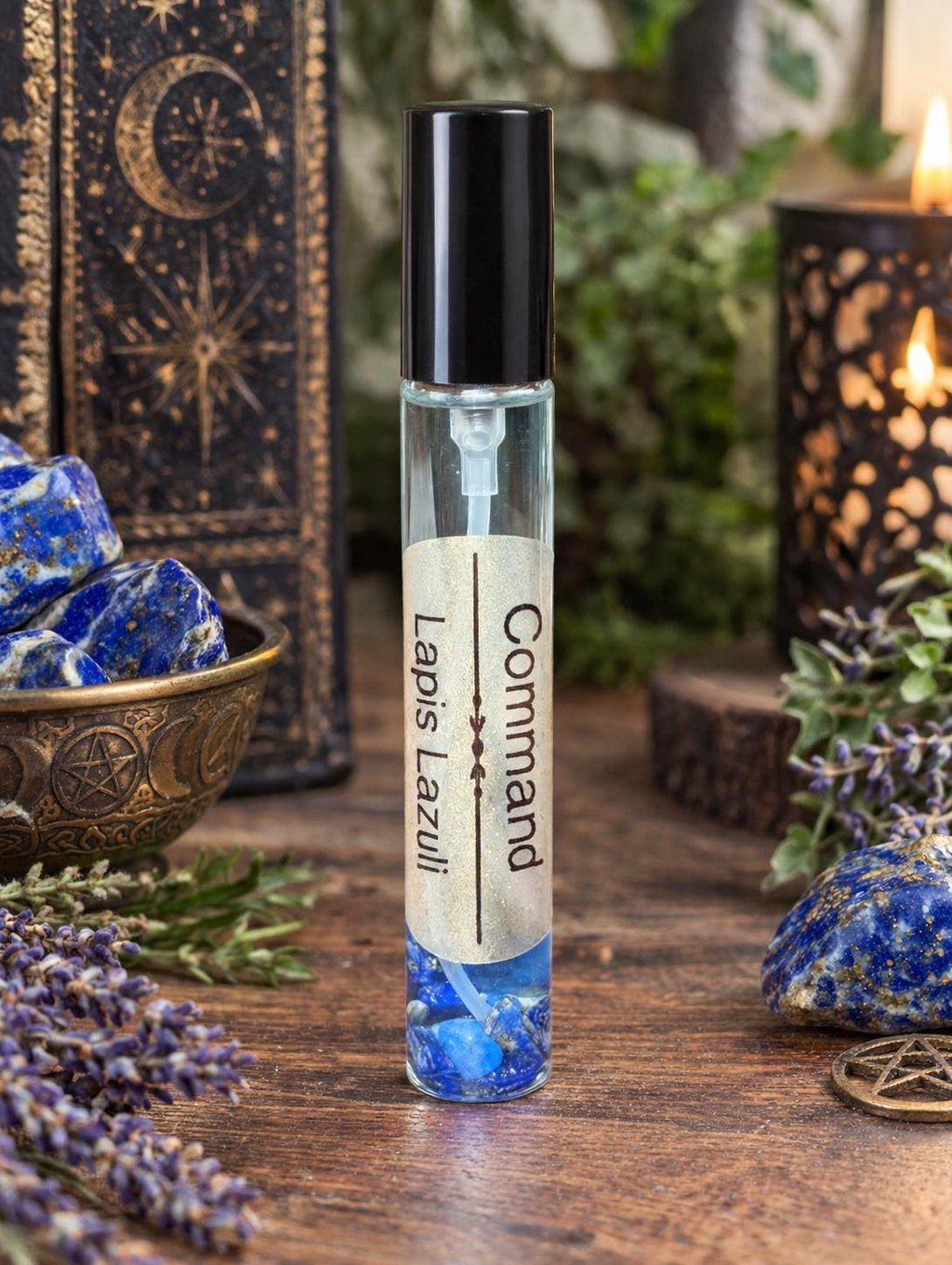 Command • Lapis Lazuli • Crystal Energy Spray • Authority • Confidence • Leadership