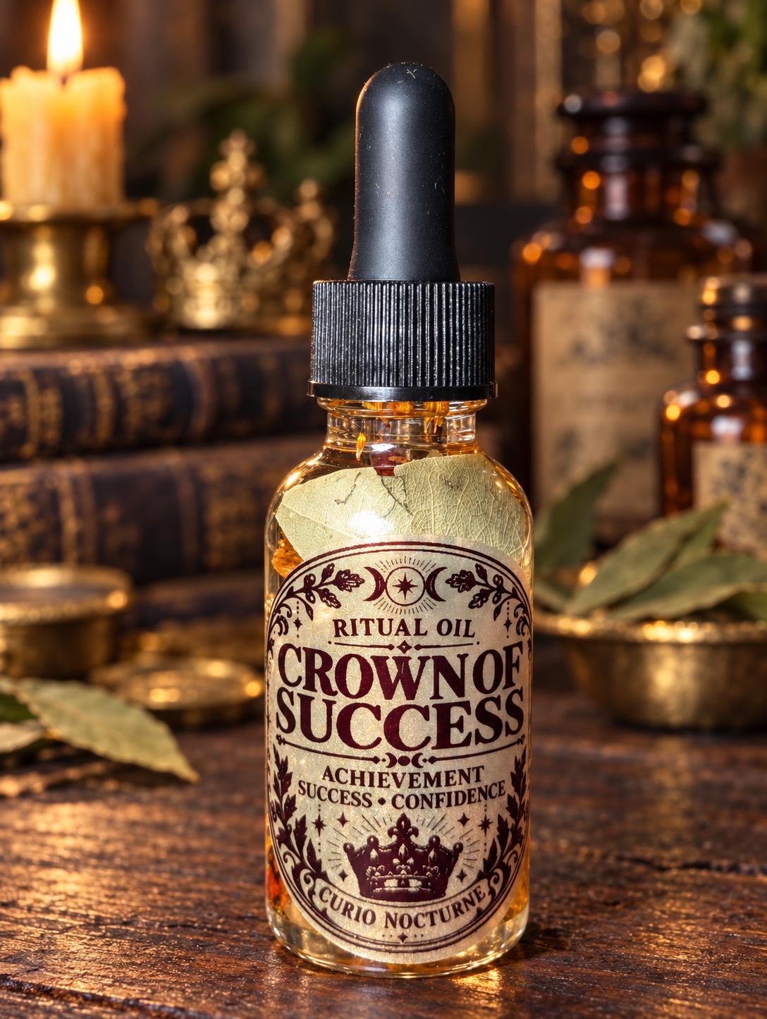 Crown of Success Oil • Achievement, Victory, Confidence, Wealth, Manifestation