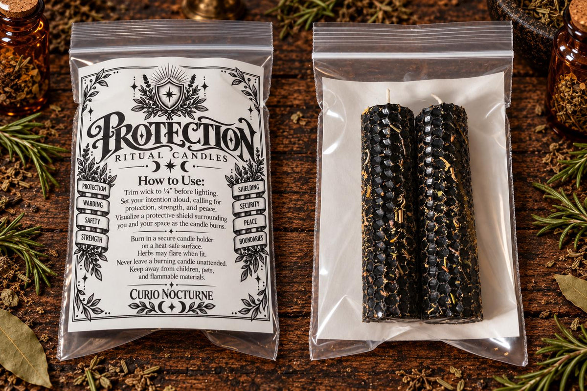 Protection Ritual Candles • Spiritual Protection, Shielding, Warding & Boundaries