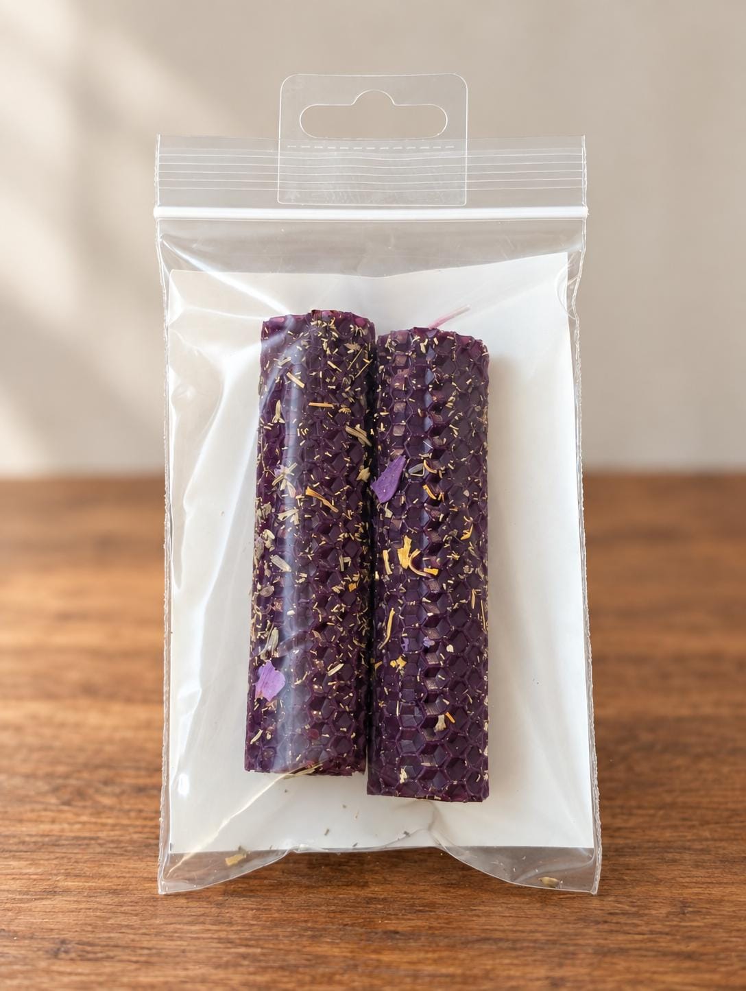 Psychic Protection Ritual Beeswax Candles • Spiritual Protection & Grounding