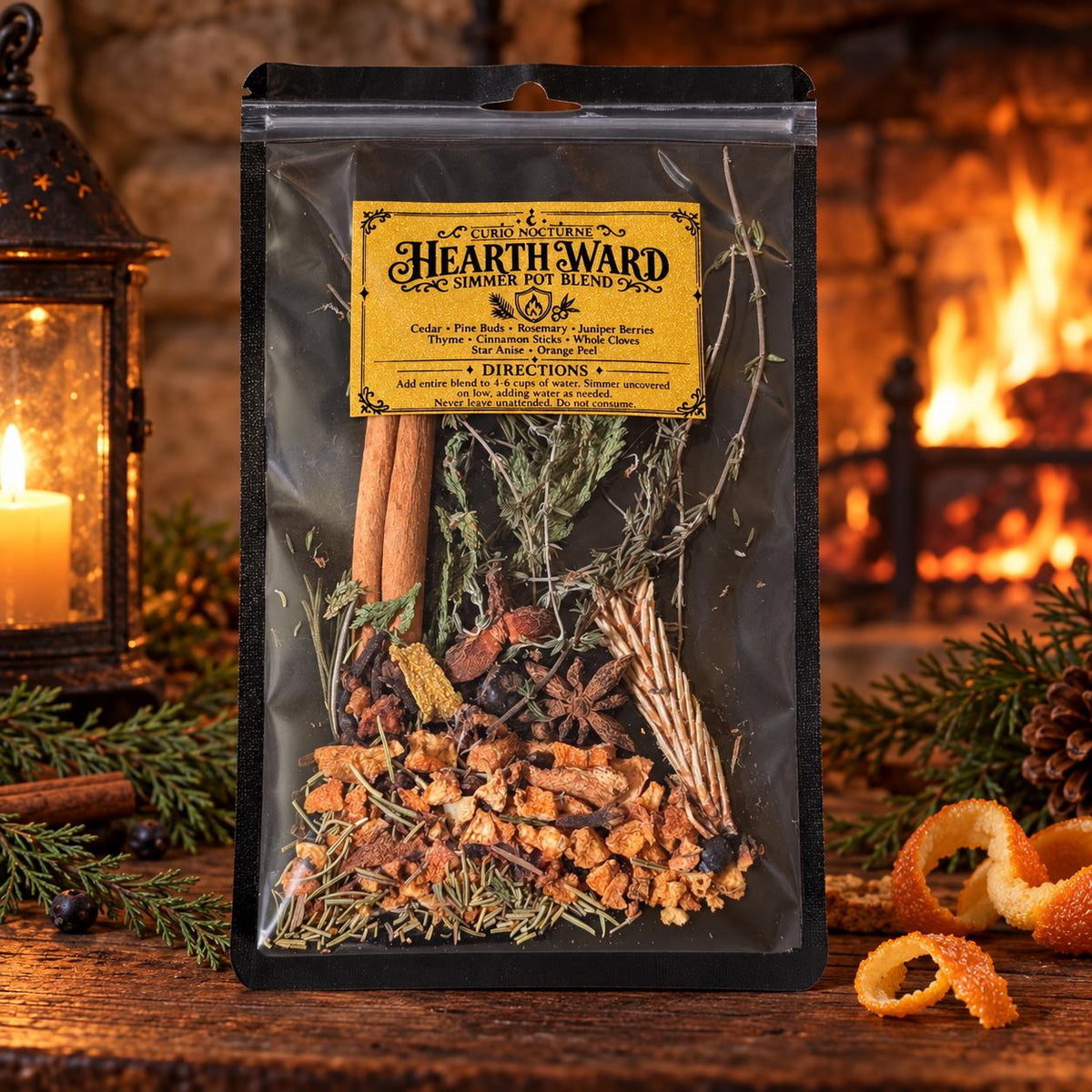 Hearth Ward Simmer Pot Blend • Home Protection and Cleansing