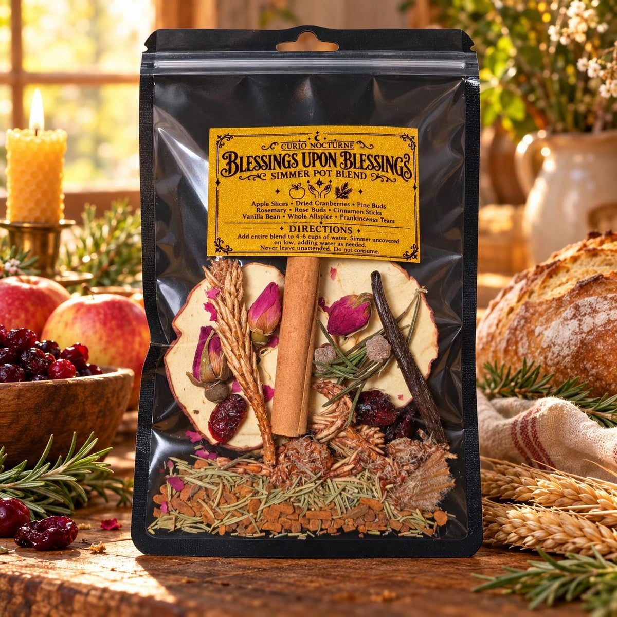 Blessings Upon Blessings Simmer Pot Blend • Abundance, Gratitude and Good Fortune