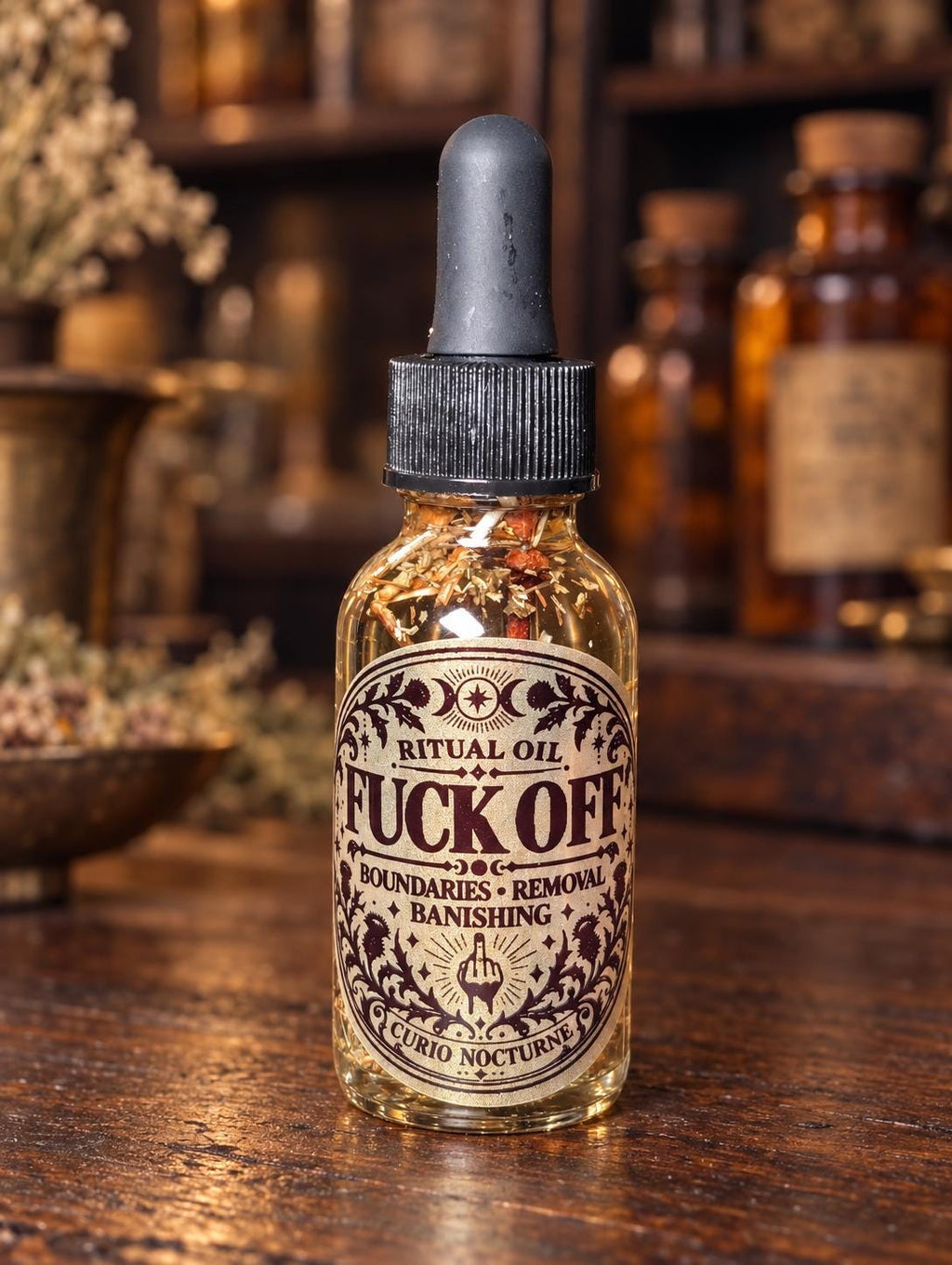F*ck Off - Banishing Oil • Protection, Energetic Removal, Firm Boundaries