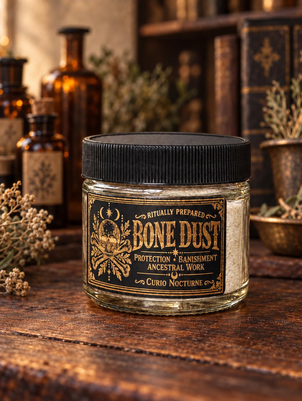 Bone Dust • Ritually Prepared • Ethically Sourced  • Protection, Banishing, Ancestral Work