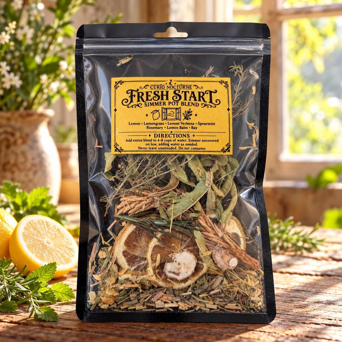 Fresh Start Simmer Pot Blend • Home Cleansing, Renewal and Fresh Energy
