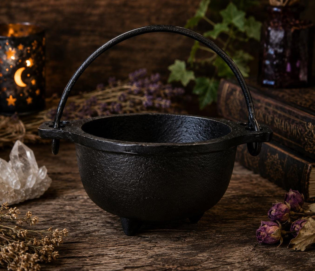 Cast Iron Cauldron with Handle
