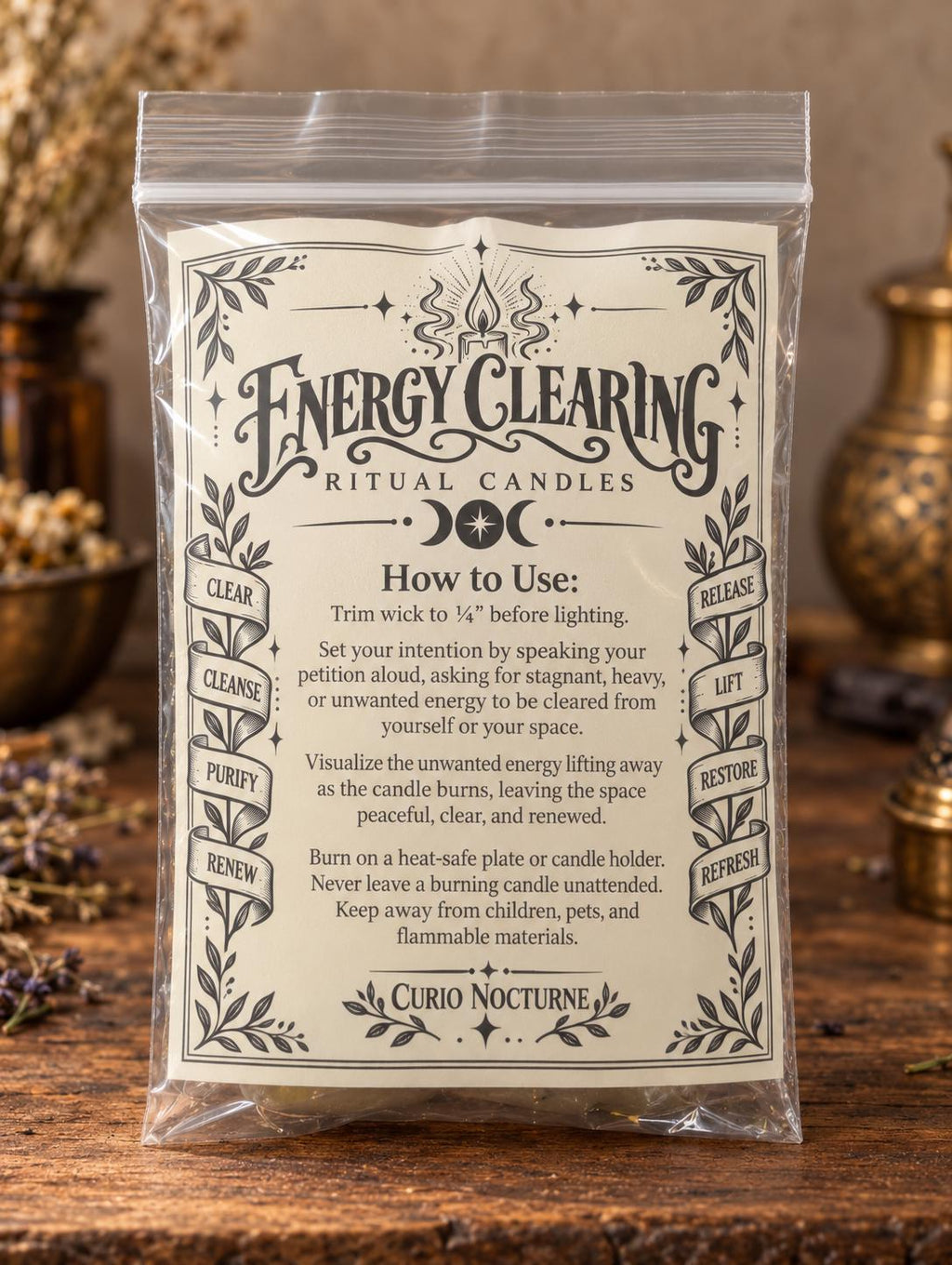 Energy Clearing Candles