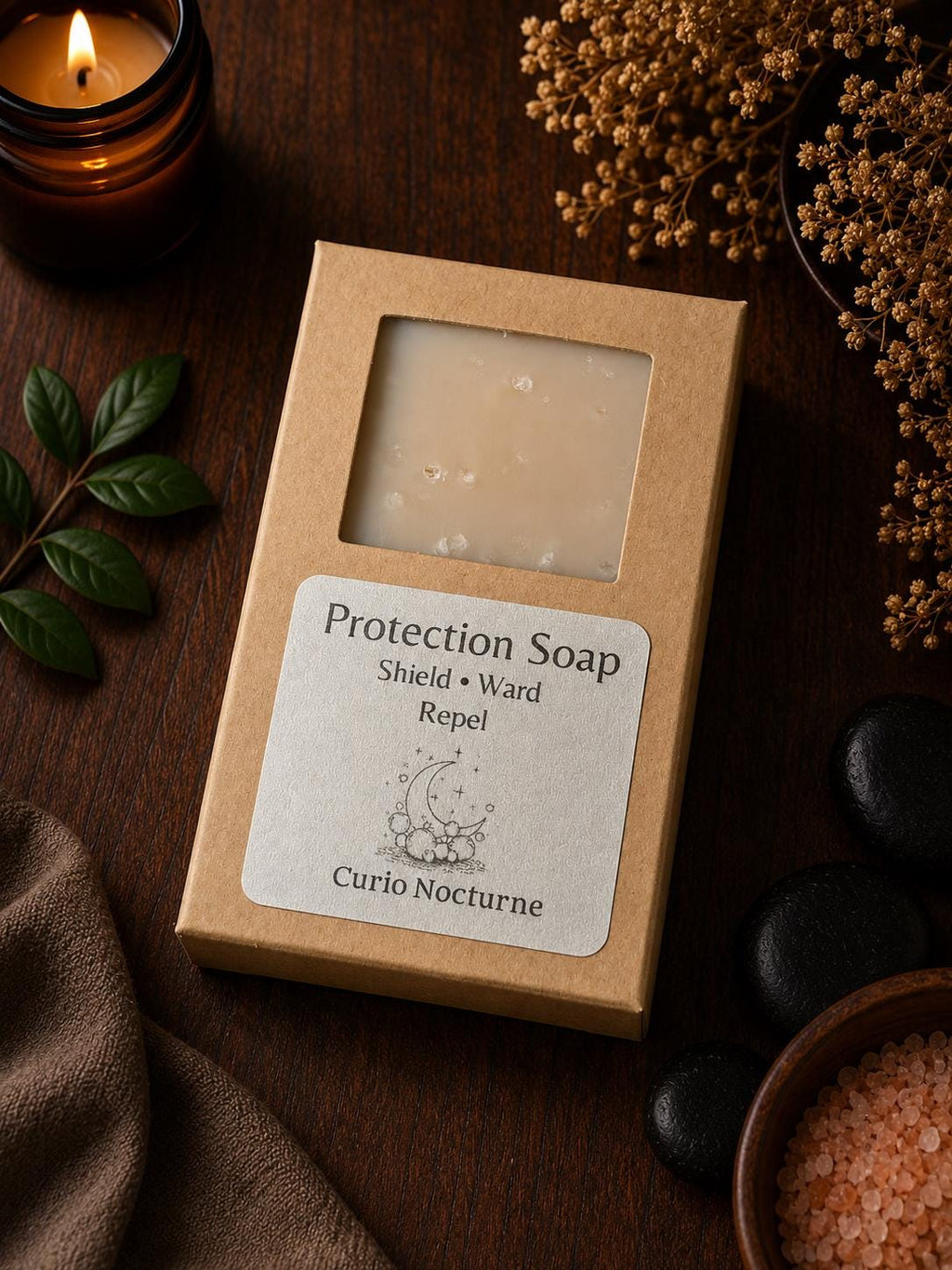 Dragon’s Blood Protection Soap • Handmade Ritual Soap for Protection, Energy Shielding & Aura Cleansing • Spiritual Protection