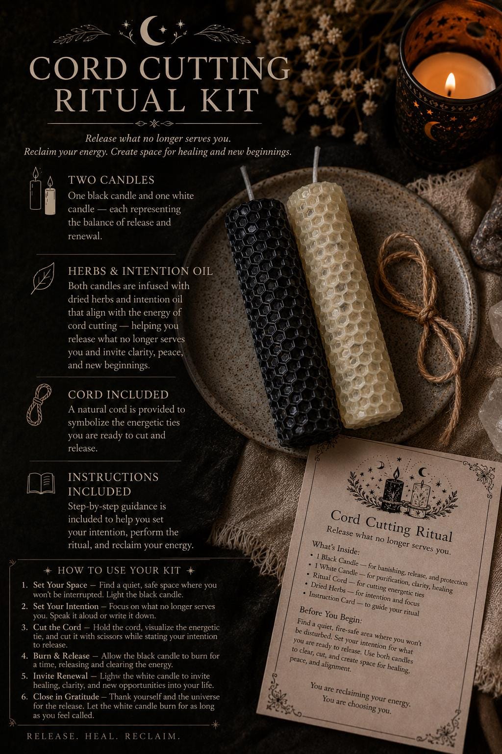 Cord Cutting Ritual Kit