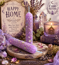 Happy Home Ritual Beeswax Candles • Peace, Harmony and Positive Energy • Hand Made, Blessed and Charged Spell Candles • Set of 2
