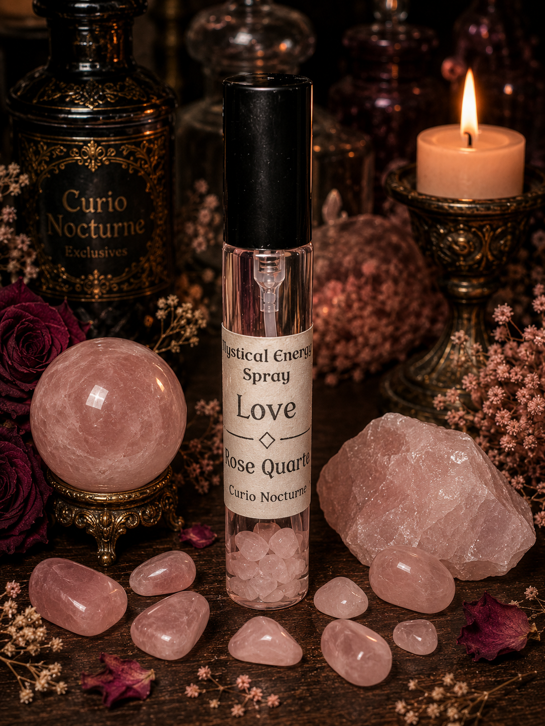 Love • Rose Quartz • Crystal Energy Spray • Love • Compassion • Self-Love