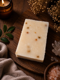 Aura Cleansing Ritual Soap • Energy Reset & Spiritual Cleansing Soap • Sage Basil Spearmint Handmade Sea Salt Scrub Bar • Refreshing