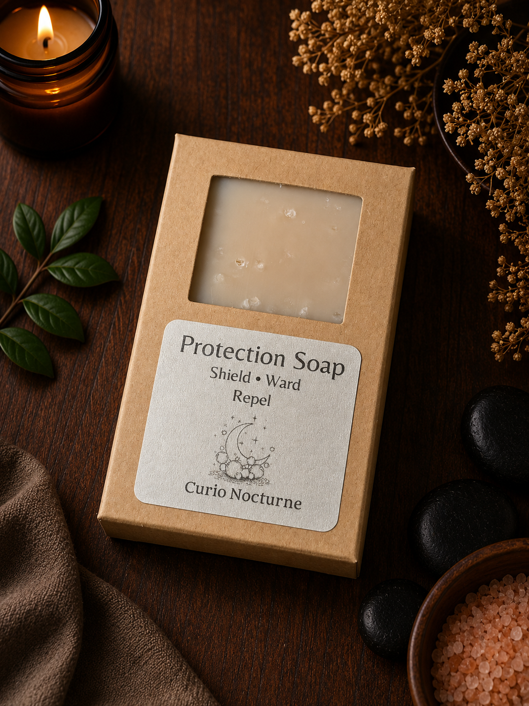 Dragon’s Blood Protection Soap • Handmade Ritual Soap for Protection, Energy Shielding & Aura Cleansing • Spiritual Protection