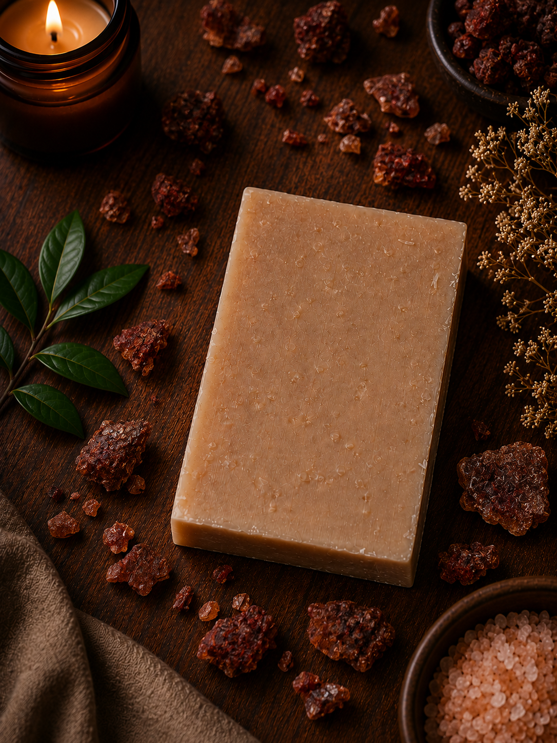 Dragon’s Blood Protection Soap • Handmade Ritual Soap for Protection, Energy Shielding & Aura Cleansing • Spiritual Protection