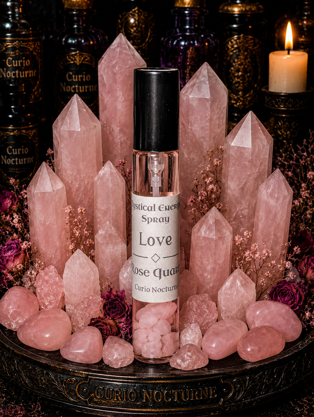 Love • Rose Quartz • Crystal Energy Spray • Love • Compassion • Self-Love