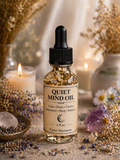 Quiet Mind Oil • Calm Thoughts, Mental Clarity, Stress Relief, Relaxation, Focus & Peace, Sleep Support, Intention Oil