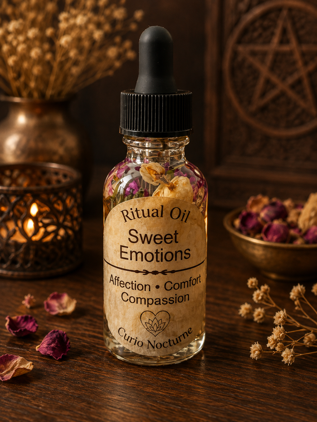 Sweet Emotions Oil • Emotional Healing, Kindness & Gentle Treatment, Love, Peace, Soften Energy, Self Love, Intention Oil