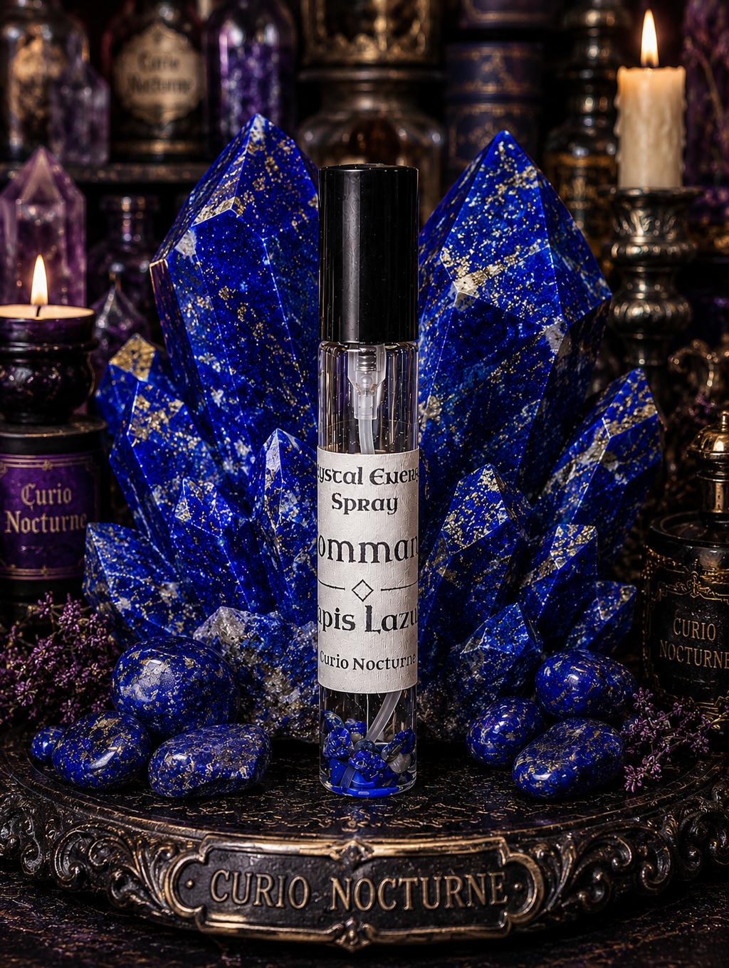 Command • Lapis Lazuli • Crystal Energy Spray
 • Authority • Confidence • Leadership