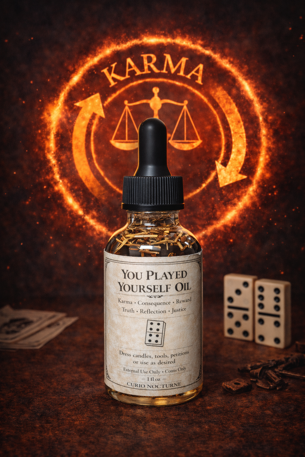 You Played Yourself Oil • Return to Sender, Reversal & Protection, Accountability And Consequences, Karma Energy, Expose Deception