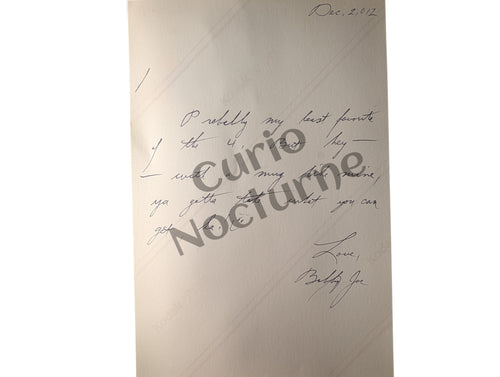 Bobby Joe Long Death Row Photo Signed & Noted 4x6