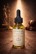 Justice Oil • Truth & Balance, Fair Outcome, Favorable Decisions, Conflict Resolution, Legal Matters, Court Case Support, Conjure Oil