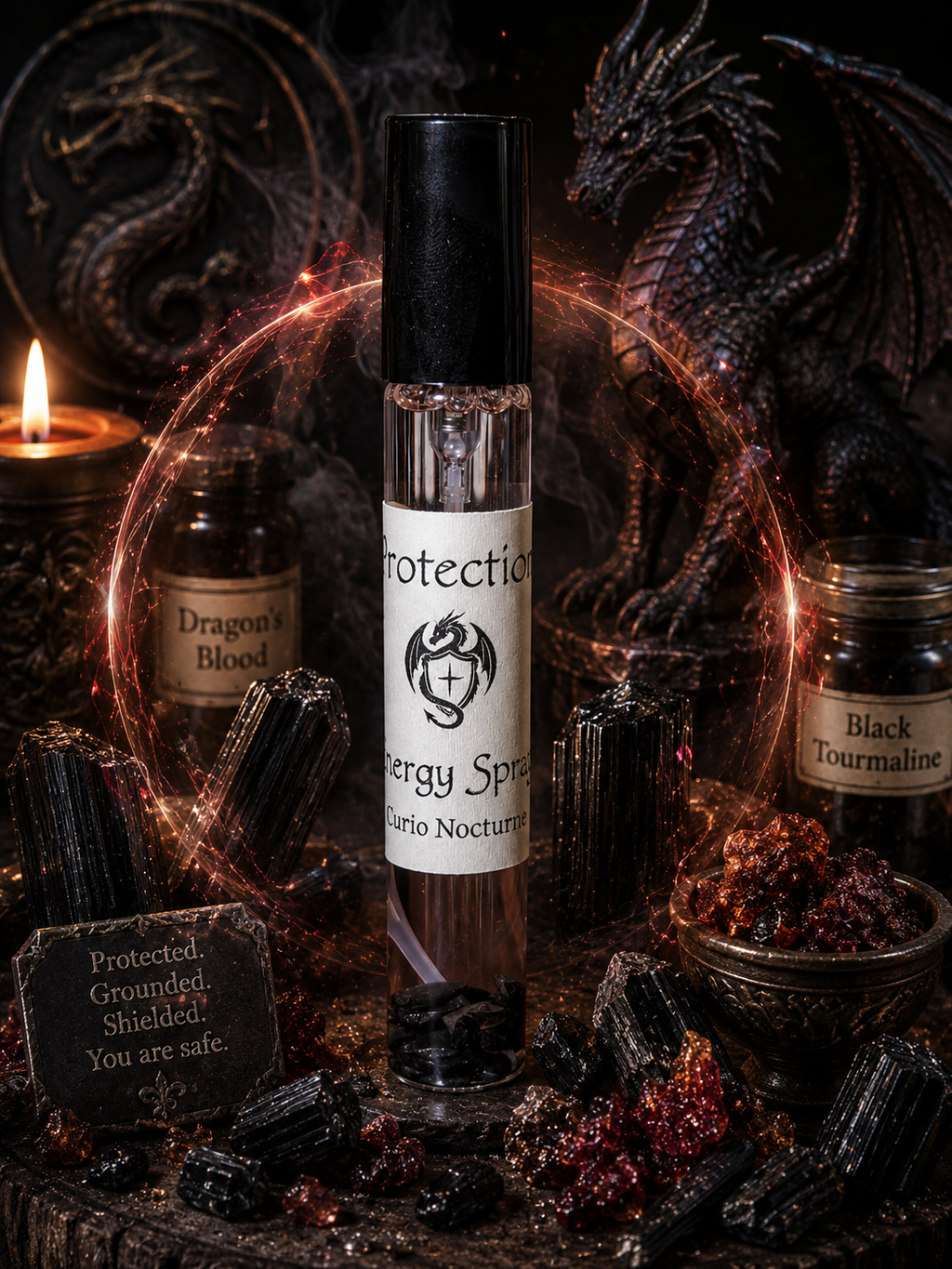 Crystal Infused Energy Spray • Spiritual Spray for Personal Energy, Ritual Work, Meditation & Daily Intentions • Spells and Manifesting