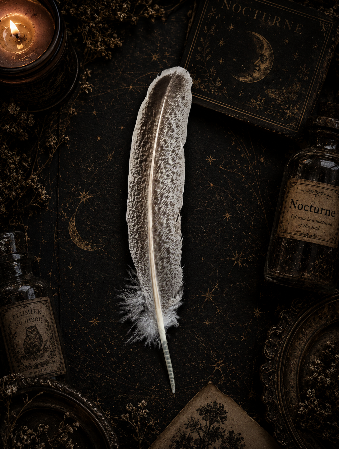 Natural Wild Turkey Feather 12" • Smudging Feather, Spiritual Tool, Altar Decor, Energy Cleansing, Ritual Feather