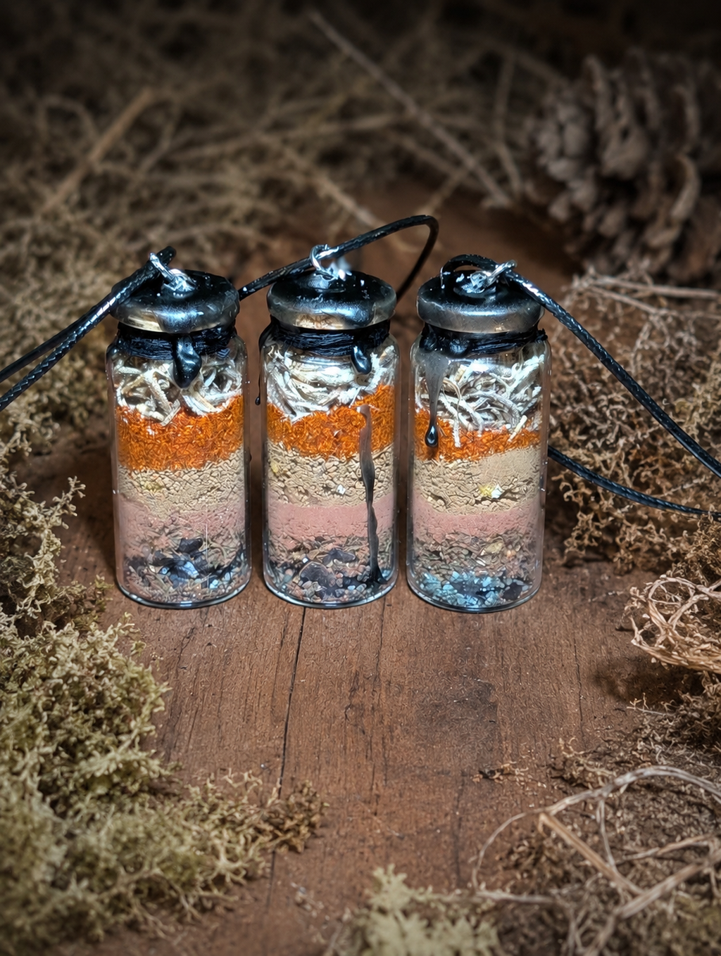 Ultimate Protection Bottle Charm • Warded Amulet Necklace • Spiritual Defense, Energy Shield, Boundary Protection • Layered Protection