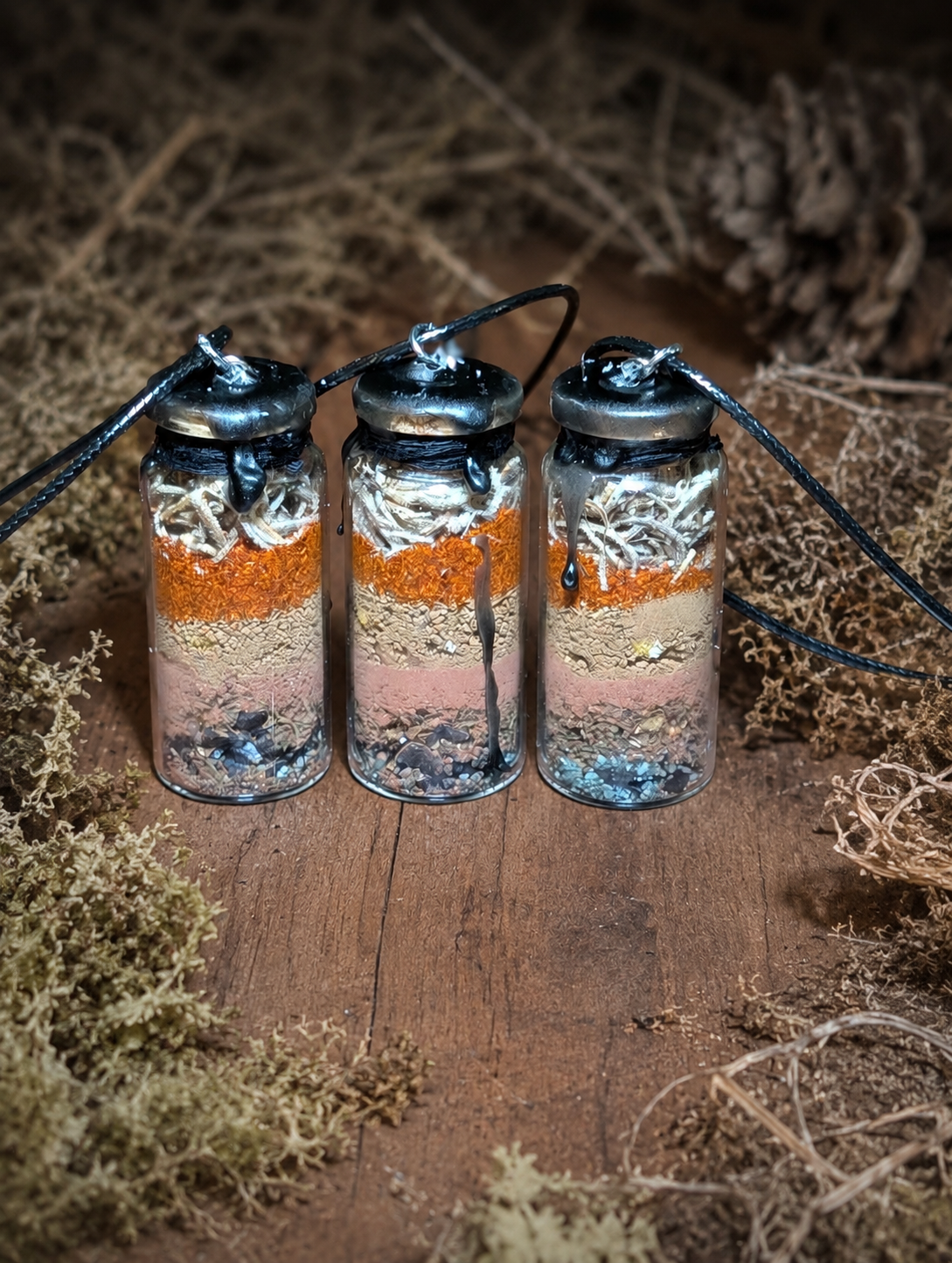 Ultimate Protection Bottle Charm • Warded Amulet Necklace • Spiritual Defense, Energy Shield, Boundary Protection • Layered Protection
