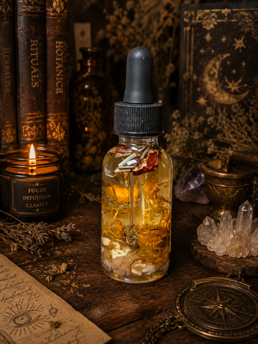 Main Character Oil • Confidence, Visibility & Influence • Attraction Oil for Presence, Success and Recognition