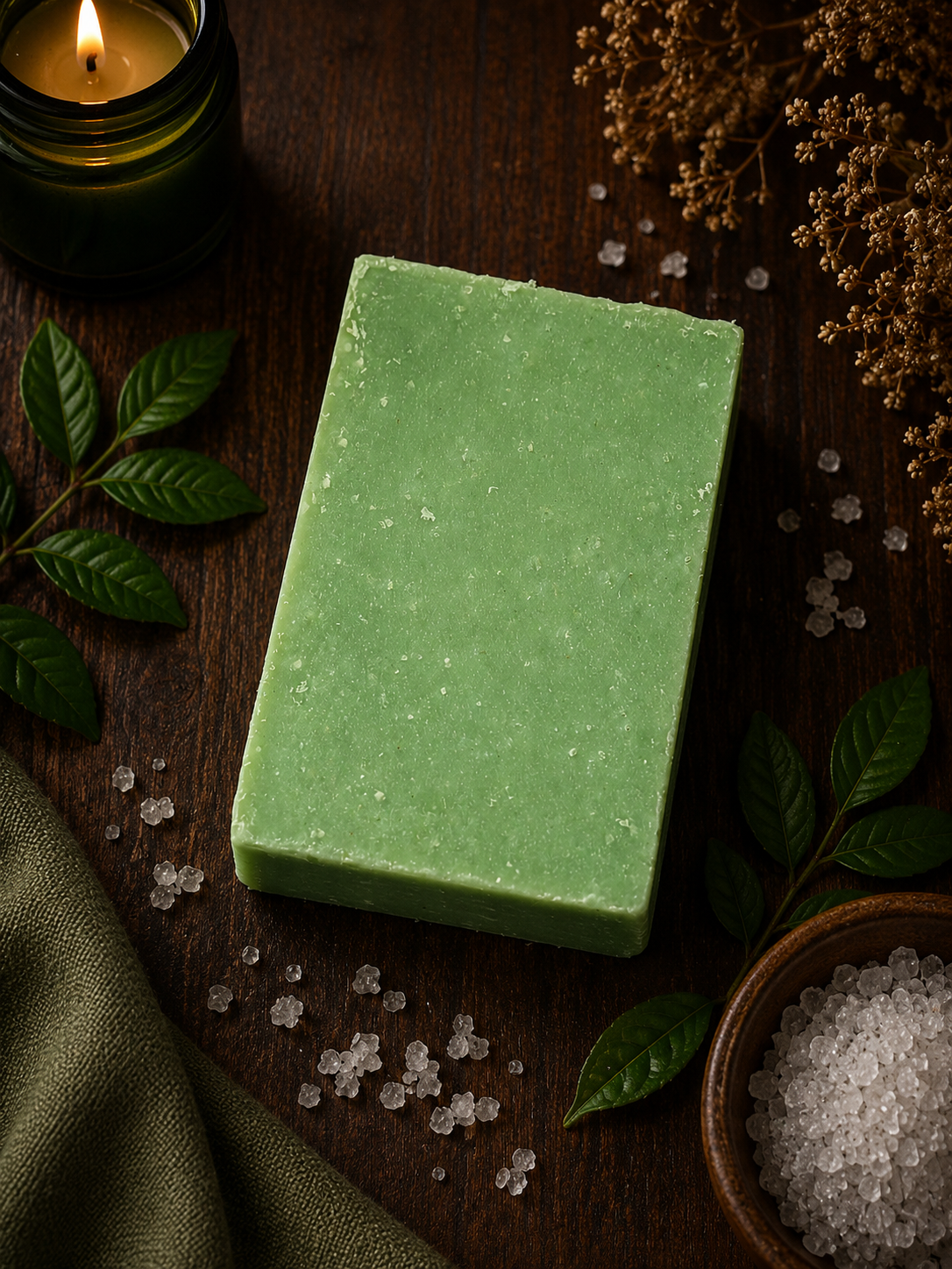 Lucky Break Soap • Handmade Ritual Soap for Good Luck, Opportunity, Prosperity & Positive Change • Spiritual Abundance • Sea Salt