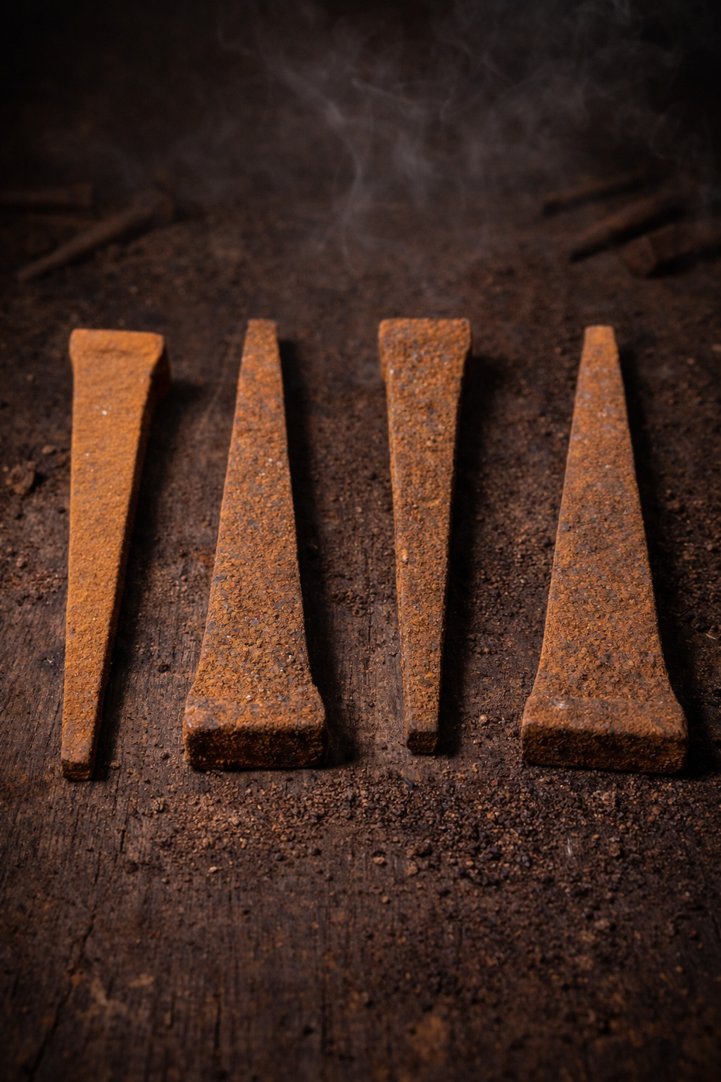 Coffin Nails• Rusty Nails for Protection, Warding & Spiritual Work, Grounding, Banishing, Ritual Supplies, Set of 1 or 4