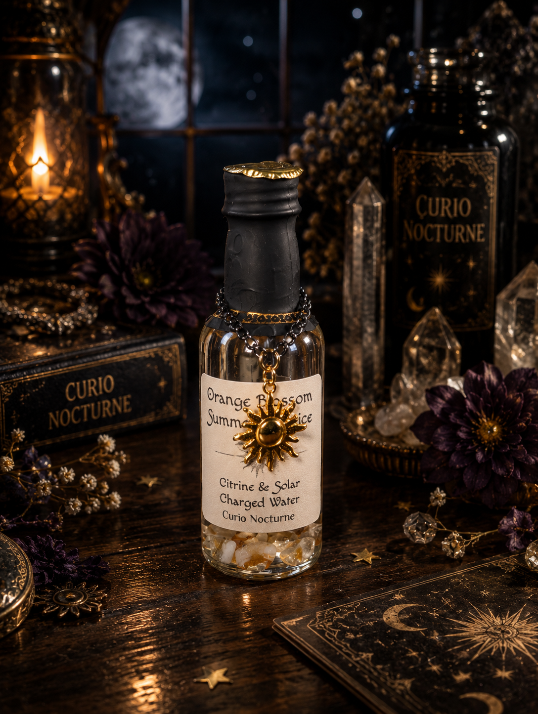 Orange Blossom Summer Solstice Water • Citrine & Solar Charged Ritual Water • Limited Edition