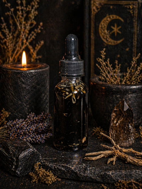 Black Destroyer Oil • Hex Breaking Oil • Protection & Control Conjure Oil • Remove Negativity • Spiritual Cleansing Oil