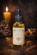 Golden Fortune Oil• Money Drawing, Wealth & Prosperity, Good Luck, Abundance, Financial Success, Spiritual Oil