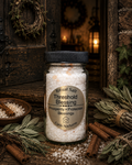 Threshold Blessing Ritual Salt • Home Blessing • Prosperity • Protection • Cinnamon & Sage • 4 oz Glass Jar