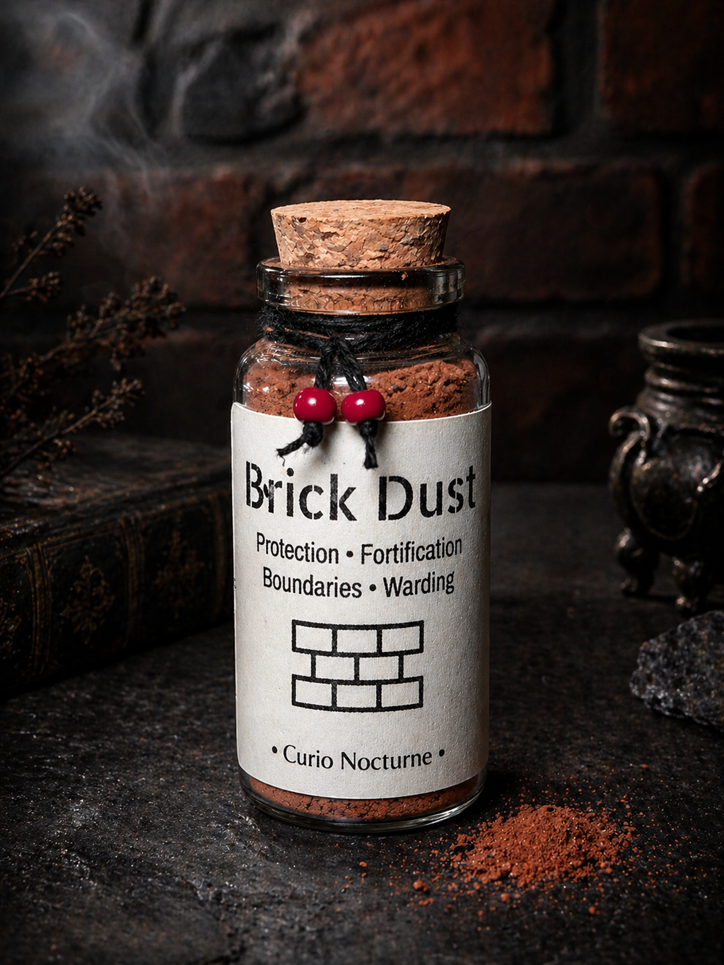 Brick Dust Protection Powder • Warding, Boundaries, Spiritual Protection • Protective Floor Wash, Threshold Protection