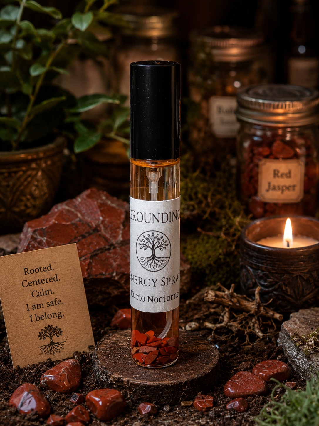 Crystal Infused Energy Spray • Spiritual Spray for Personal Energy, Ritual Work, Meditation & Daily Intentions • Spells and Manifesting